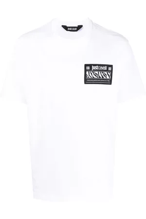 Roberto Cavalli Logo-patch short-sleeve T-shirt