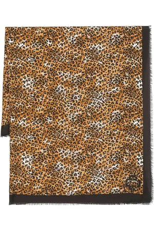 Maje All-over leopard-print scarf