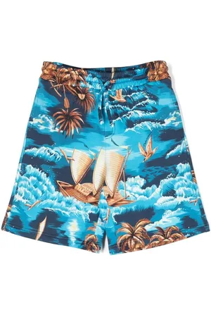Dolce & Gabbana Abstract-print cotton shorts