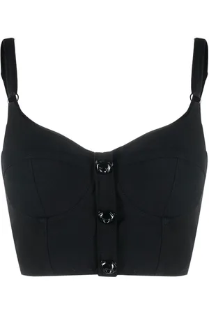 Moschino Teddy Bear-button bustier top
