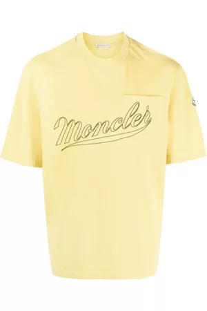 Moncler Homem T-shirts & Manga Curta - Logo-print cotton T-shirt