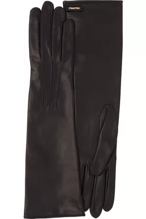 Miu Miu Mulher Luvas - Stitching detail long gloves