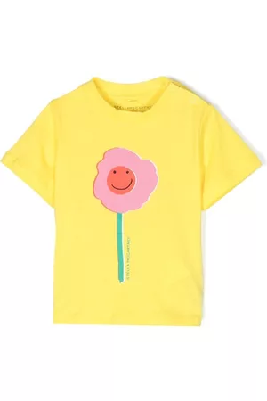Stella McCartney Flower-print sustainable-cotton T-shirt