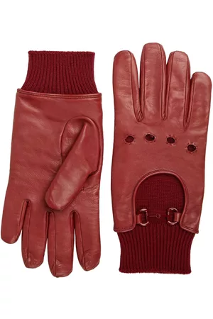 Gucci Horsebit-detail leather gloves