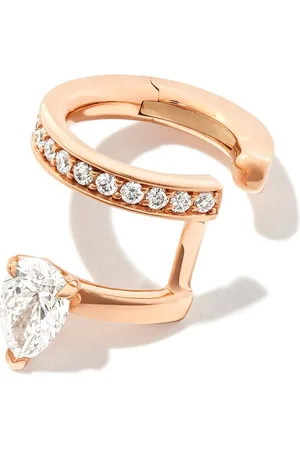 Repossi 18kt rose gold Serti Sur Vide diamond ear cuff
