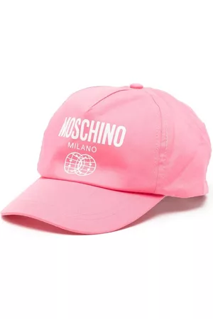 Moschino Menina Chapéus - Logo-print cotton cap