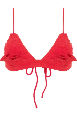 CLUBE BOSSA Winni ruffle-embellished bikini top