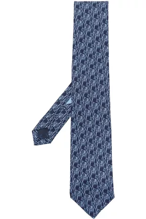 Salvatore Ferragamo Homem Laços de Colarinho - Patterned silk tie