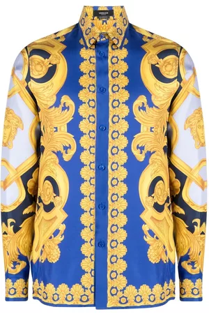 VERSACE Homem Camisas de Manga comprida - Graphic-print long-sleeve shirt