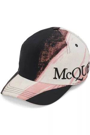 Alexander McQueen Homem Chapéus - Brushstroke embroidered logo cap