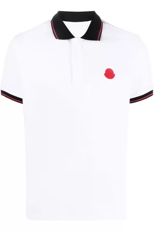 Moncler Logo-patch cotton polo shirt