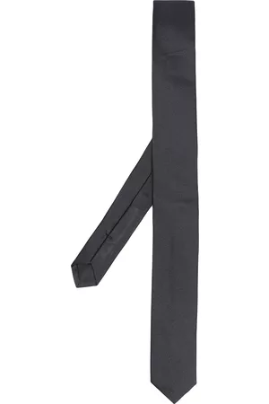 Jil Sander Homem Laços de Colarinho - Horizontal-stripe pattern silk tie