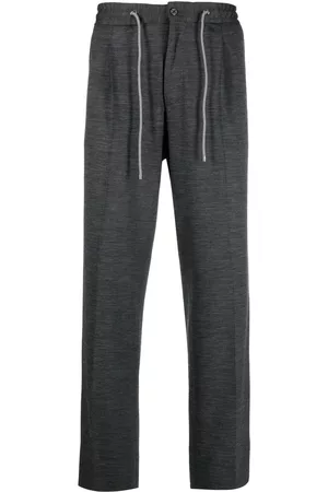 corneliani Homem Calças - Drawstring-waist trousers