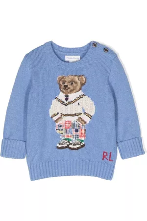 Ralph Lauren Camisolas - Polo Bear intarsia knit jumper