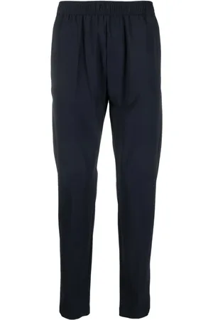 PMDS Elasticated-waistband tapered trousers