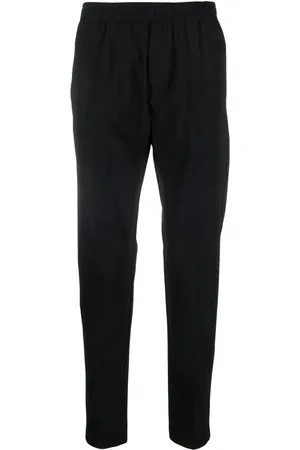 PMDS Elasticated-waistband tapered trousers