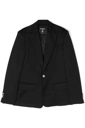 Balmain Single-breasted virgin-wool blazer