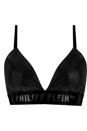 Philipp Plein Rhinestone-embelished bra