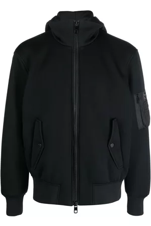 Dolce & Gabbana Homem Casacos com Capuz - Detachable-hood zipped jacket