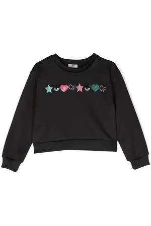 Chiara Ferragni Embellished crew-neck sweatshirt