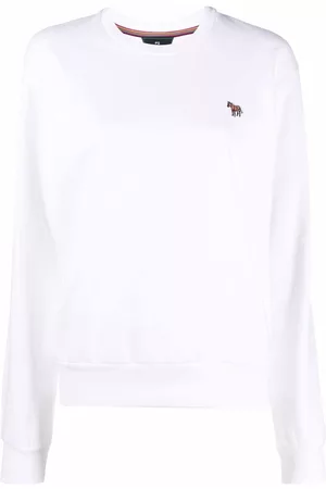 Paul Smith Zebra-patch organic cotton sweatshirt