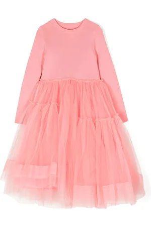 JNBY by JNBY Knit mesh patched dress