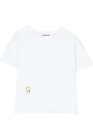 Kindred Motif-embroidered short-sleeve T-shirt