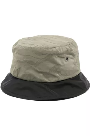 MACKINTOSH Colour-block camouflage bucket hat