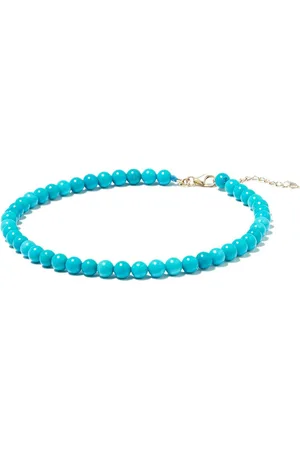 Mateo 14kt yellow turquoise anklet