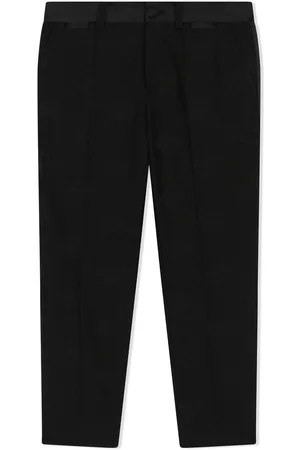 Dolce & Gabbana DG-logo jacquard wool trousers