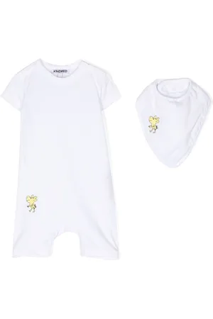 Kindred Illustration-print romper set