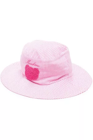 Moschino Kids Stripe-print cotton hat