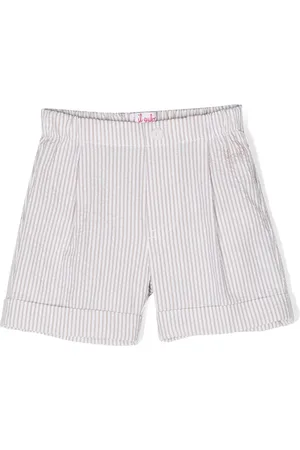 Il gufo Stripe-pattern cotton shorts