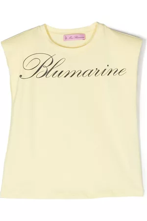 Miss Blumarine Butterfly-print detail T-shirt