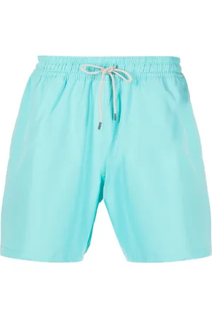 Ralph Lauren Logo-patch drawstring swim shorts