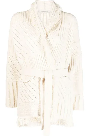 Golden Goose Belted shawl-collar cardigan