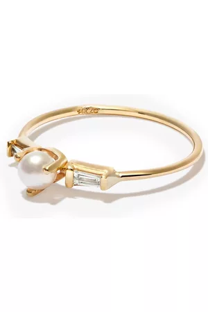 Zoe Chicco Mulher Anéis - 14kt yellow pearl and diamond ring