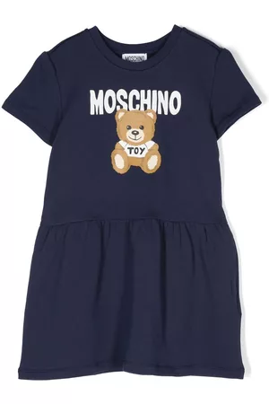 Moschino Toy Bear logo-print T-shirt dress