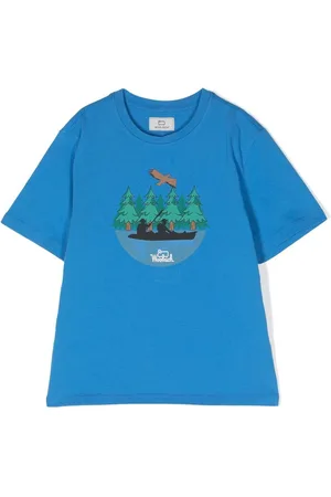 Woolrich Road Trip logo-printed t-shirt