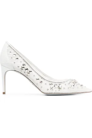 RENE CAOVILLA Crystal-embellished pumps