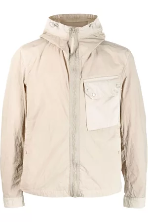Ten Cate Detachable hood-detail lightweight cotton jacket