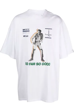 MARTINE ROSE Graphic-print short-sleeved T-shirt