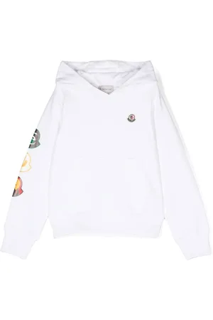 Moncler Graphic-print long-sleeved hoodie