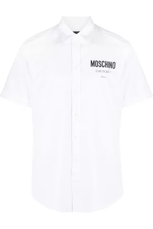 Moschino Logo-print cotton shirt