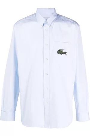 Lacoste Homem Camisa Formal - Logo-embroidered button-down shirt