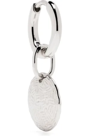 Maria Black Tan Huggie single earring