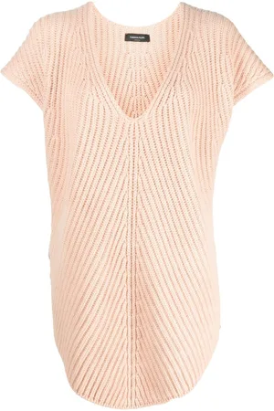 Fabiana Filippi Cashmere V-neck knitted top