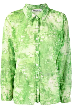 HENRIK VIBSKOV Printed pliss?? shirt