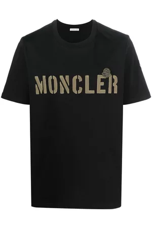 Moncler Homem T-shirts & Manga Curta - Logo-print T-shirt