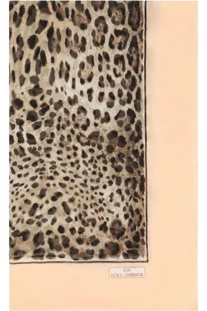 Dolce & Gabbana Leopard-print silk scarf